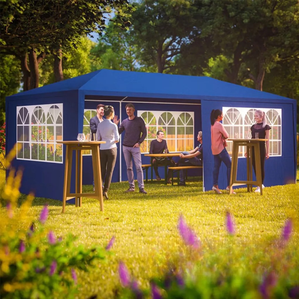 Namiot imprezowy NEAPOL, 3x6m, niebieska Jurhan