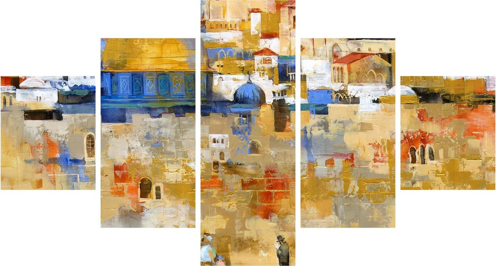 Obraz - Ściana płaczu, Jerozolima, Izrael (125x70 cm)