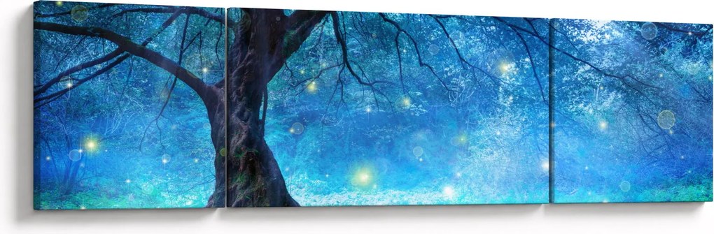 Obraz - Mistyczny las (170x50 cm)