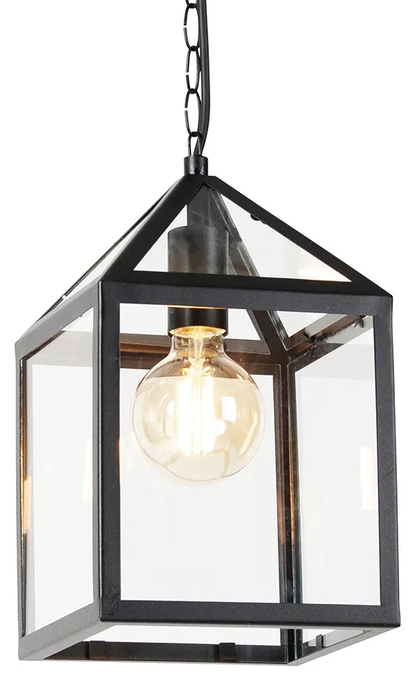 Inteligentna lampa wisząca zewnętrzna czarna IP23 z Wi-Fi G95 - Amsterdam