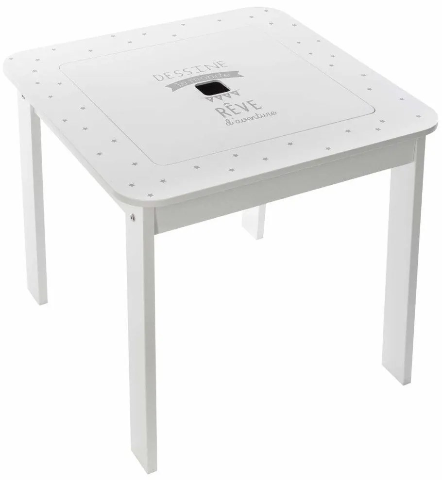 Stolik dla dzieci z tablicą do pisania + 2 taborety