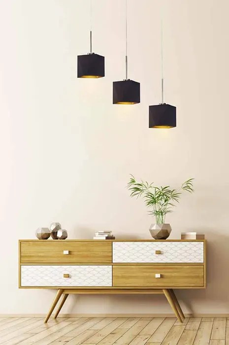 Lampa wisząca do salonu 3 zwisy - Z0-S97