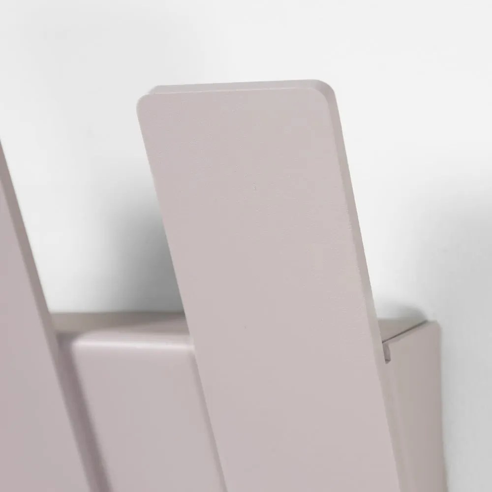 Szarobrązowy metalowy wieszak ścienny 64 cm Angle – Spinder Design