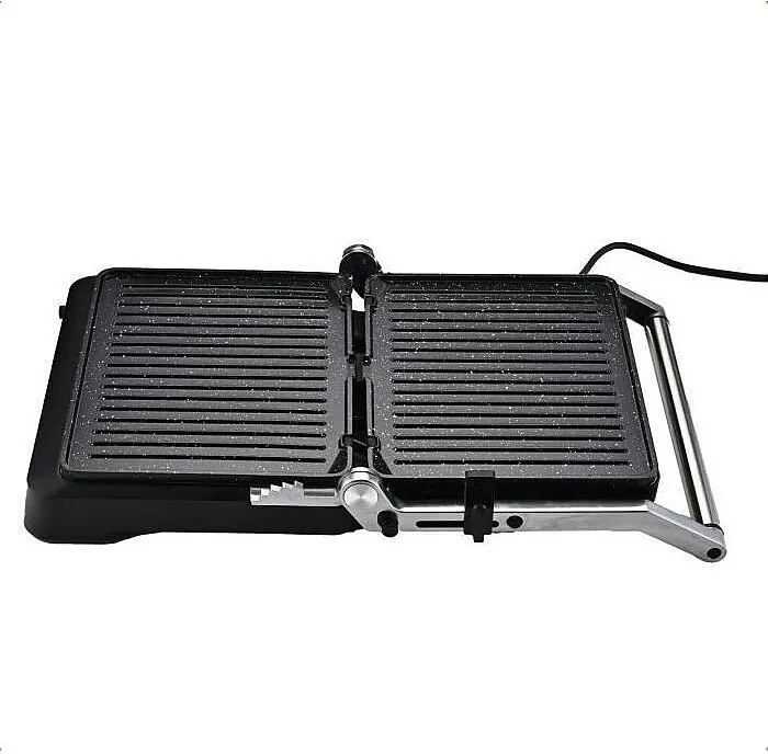 Elektryczny Grill do Mięsa LITTLE BALANCE 8734 - 2000W, 6 Pozycji, Wyjmowane Płyty 29x23 cm, Powłoka Mikroceramiczna