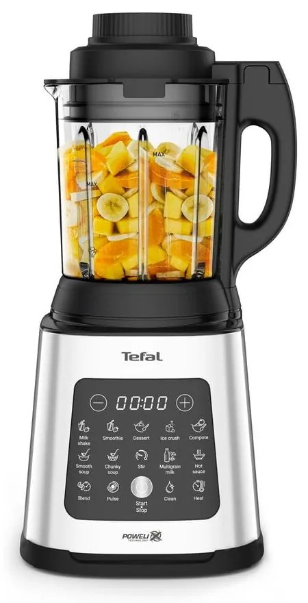 Blender kielichowy w kolorze srebra Perfectmix Cook BL83SD30 – Tefal
