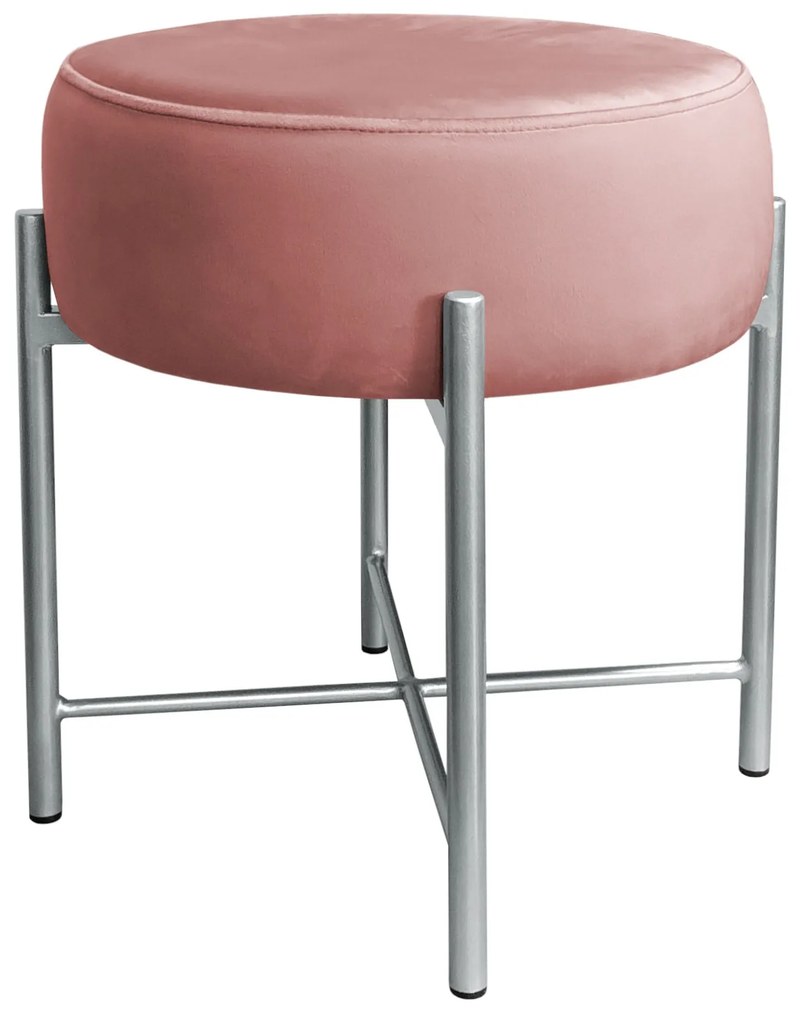 Taboret Pola noga metalowa szara MG58