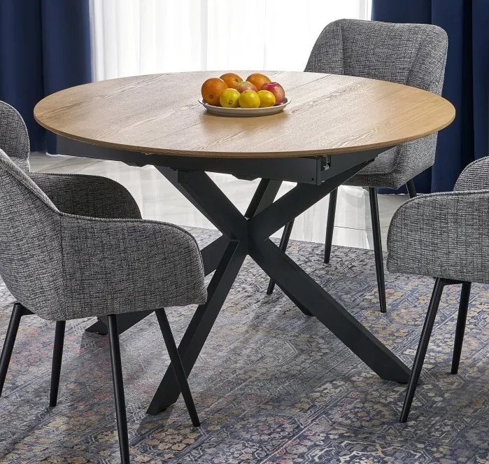 Okrągły rozkładany stół do jadalni Acord Halmar