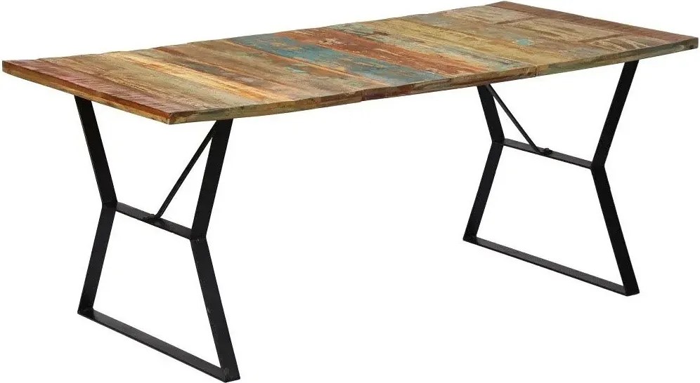 Stół industrialny z drewna M8-B94