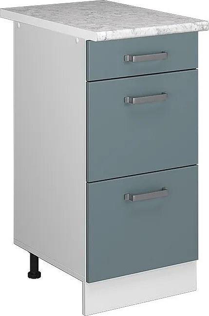 Szafka dolna do kuchni niebiesko-szary 40x60x81.6 r-line