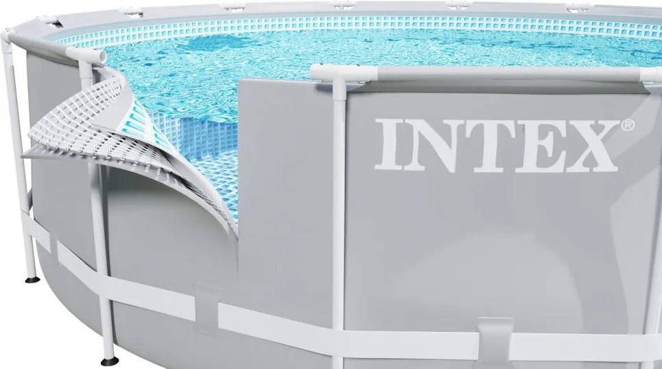 Basen ogrodowy stelażowy 305 cm Intex 700 - niski basen okrągły dla dzieci