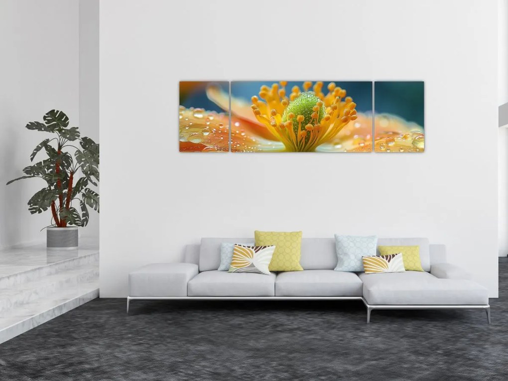 Obraz - Szczegół kwiatu (170x50 cm)