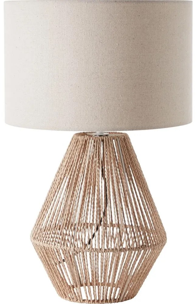 Brilliant - Lampa stołowa LARAINE 1xE27/42W/230V beżowa