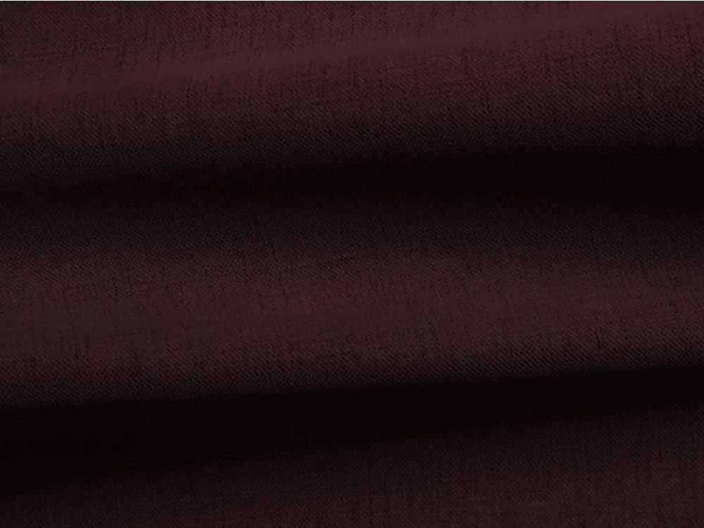 Bordowe krzesło z litego drewna Niu – Makamii