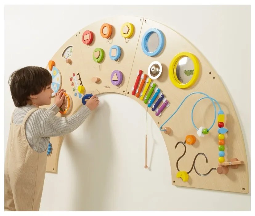 Viga tablica manipulacyjna ścienna łuk montessori