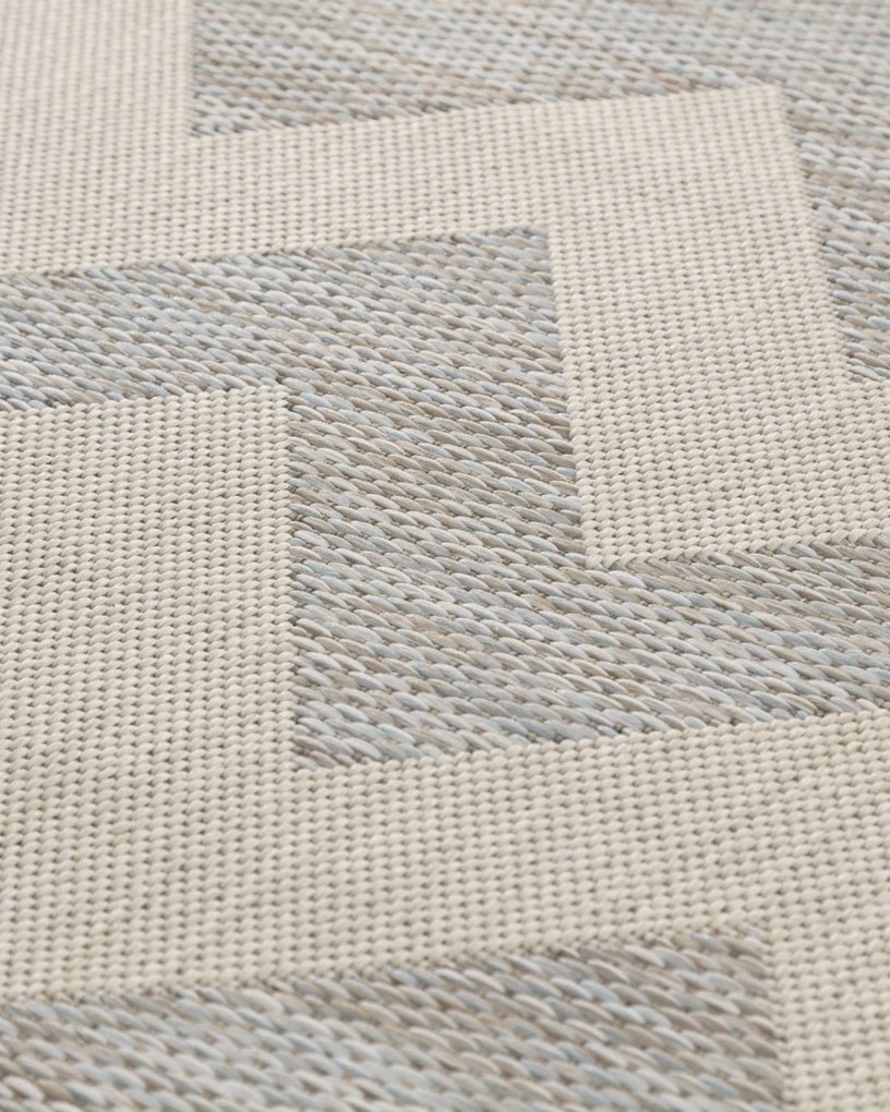 Dywan Modern Chevron beige/ice blue 160x230 cm