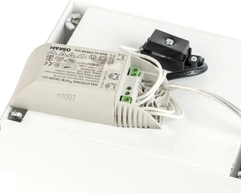 Wpuszczany reflektor biały AR111 pochylny i obracany bez obramowania - Oneon