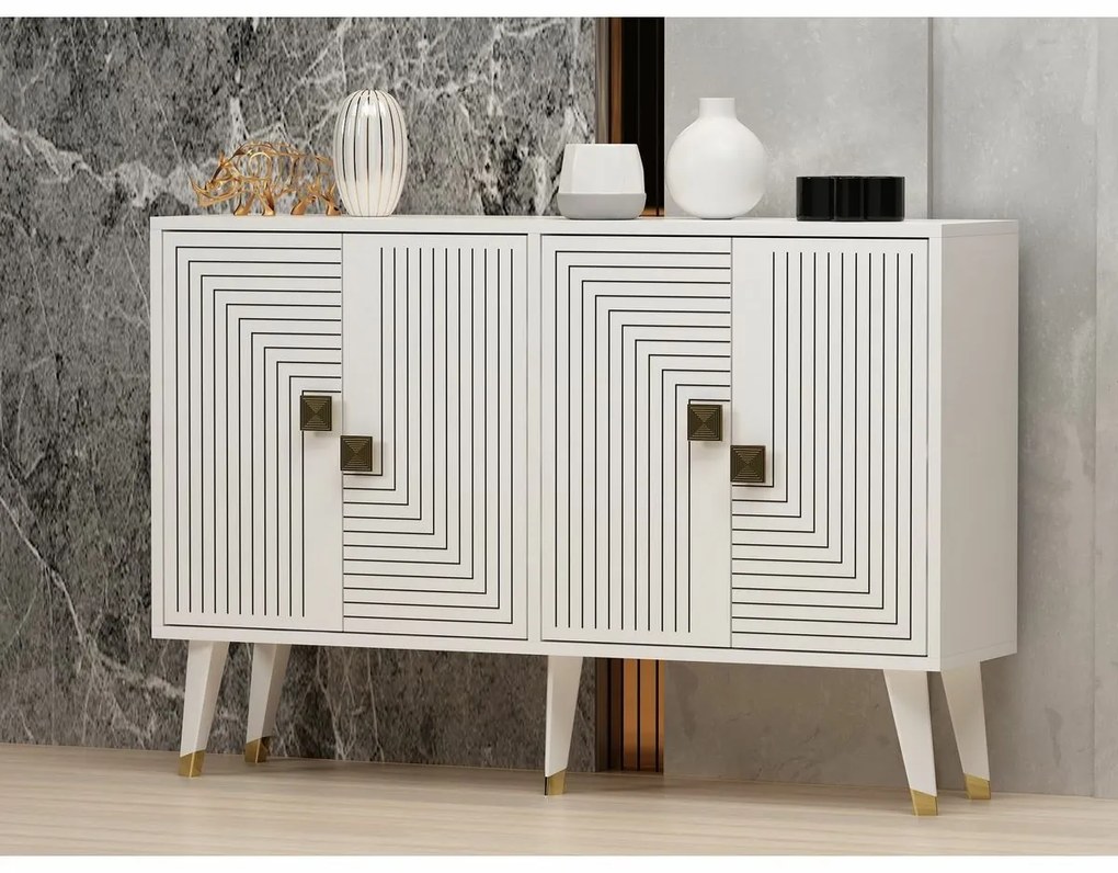 Szafka Ahart White and Gold