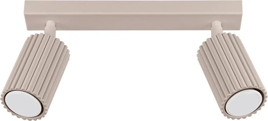 Szarobrązowa metalowa lampa punktowa 6,5x30 cm Gleam – Sollux