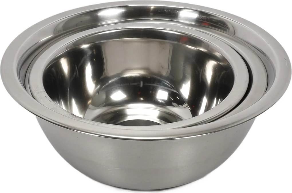 Miska ze stali nierdzewnej, zestaw 3 mis kuchennych 700 ml, 950 ml, 1900 ml