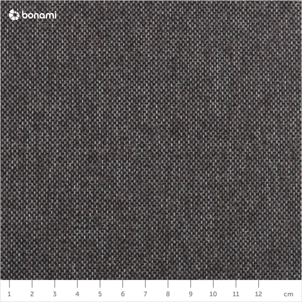 Ciemnoszara rozkładana sofa w kształcie litery "U" Miuform Dazzling Daisy, lewostronna