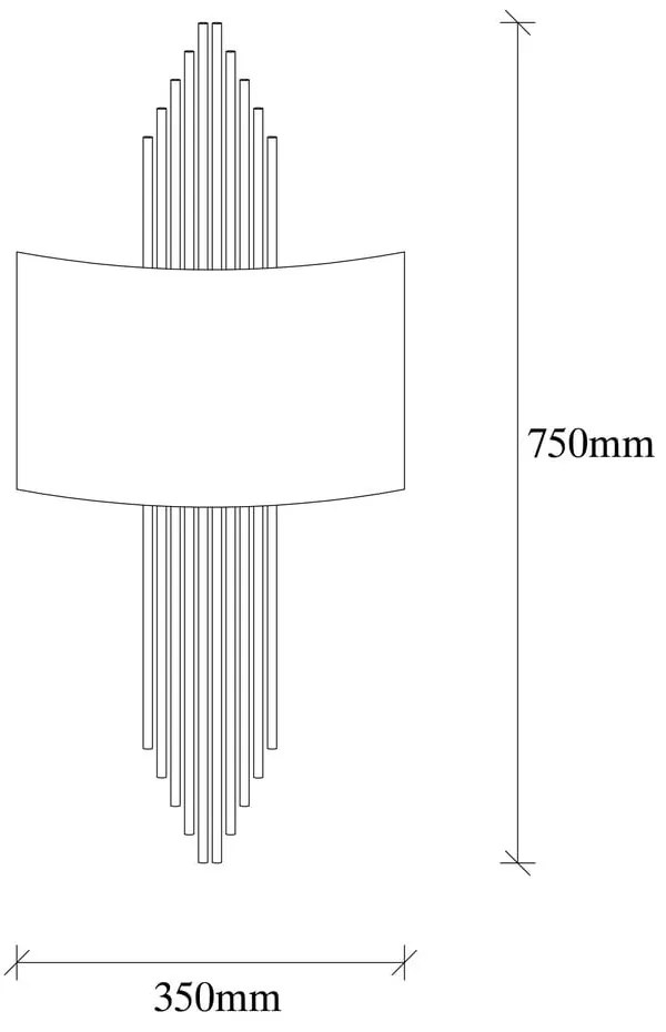 Czarny/w kolorze złota kinkiet Rayi – Opviq lights