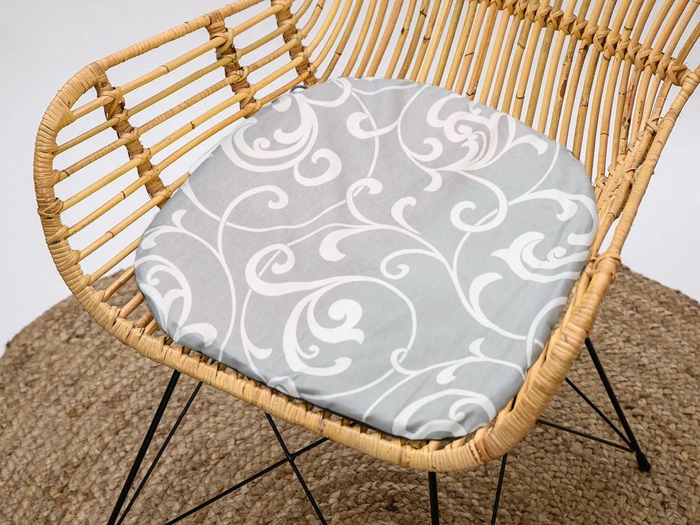 Poduszka na krzesło STANDARD ORIENT szara