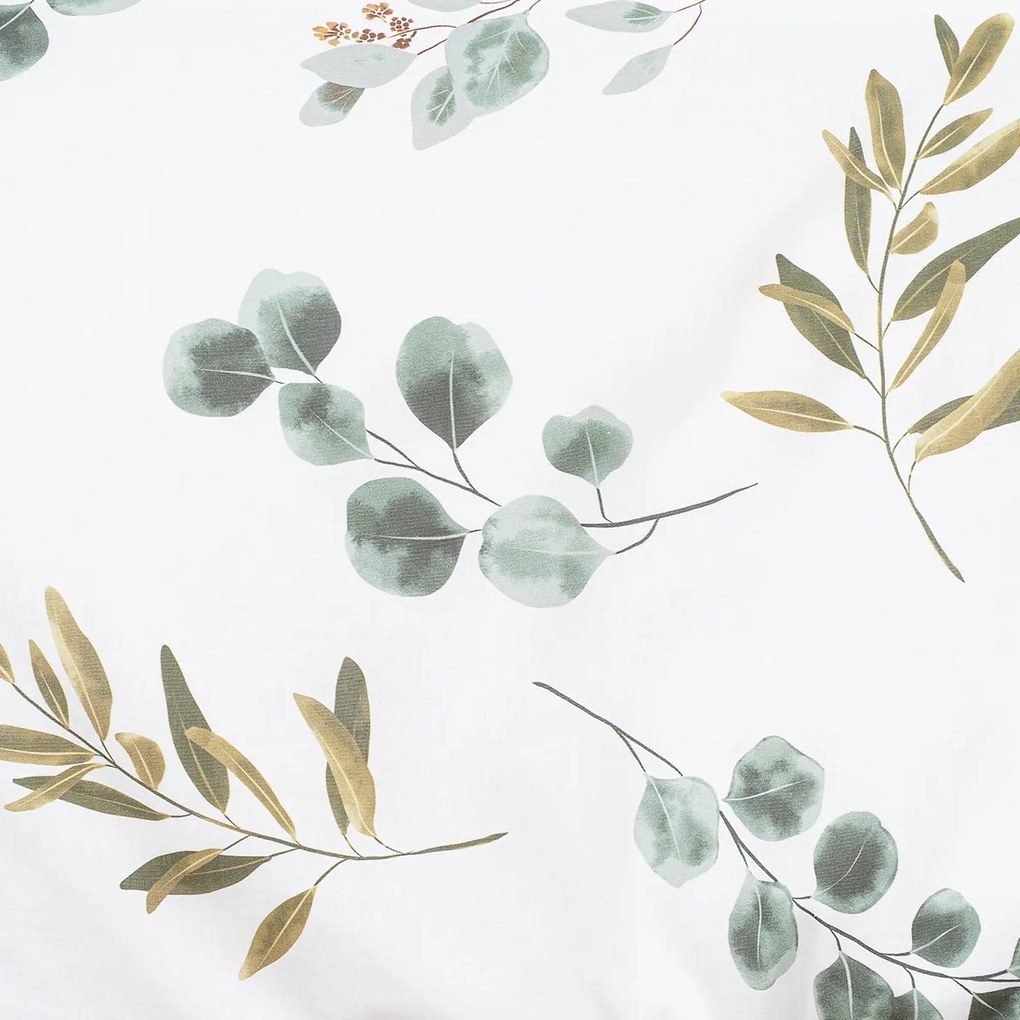 4Home Pościel bawełniana Eucalyptus, 140 x 200 cm, 70 x 90 cm