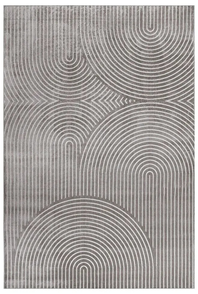 Szary dywan z wiskozy 140x200 cm Geode – douceur d'intérieur