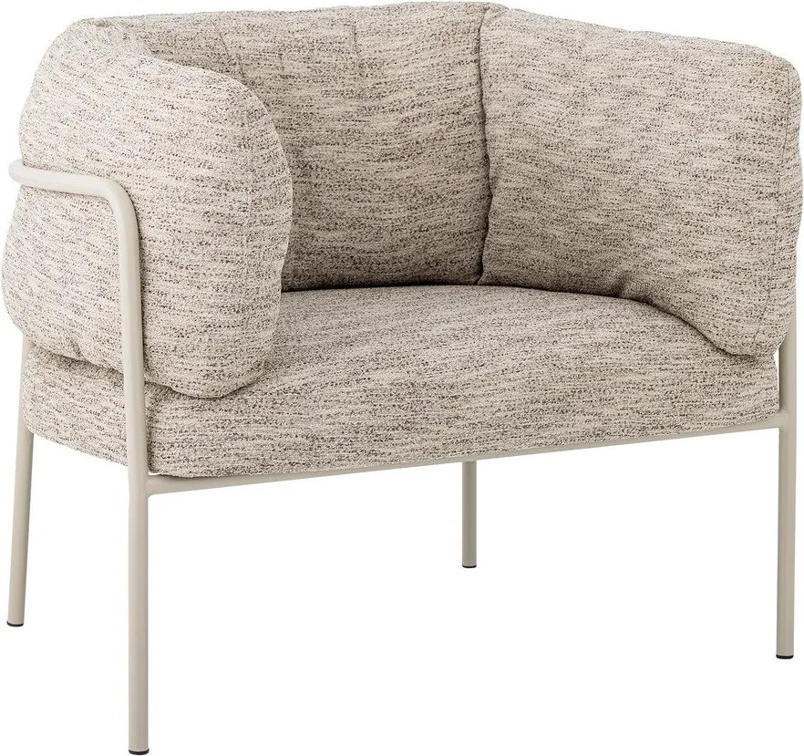 Szarobeżowy fotel Karel – Bloomingville