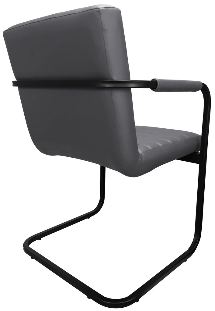 Krzesło konferencyjne SWING stelaż czarny D23