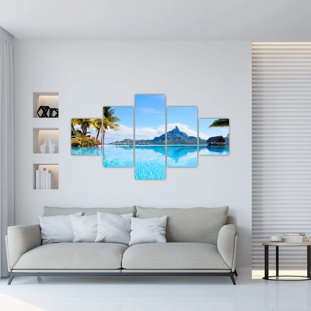 Obraz - Palmy i plaże (125x70 cm)