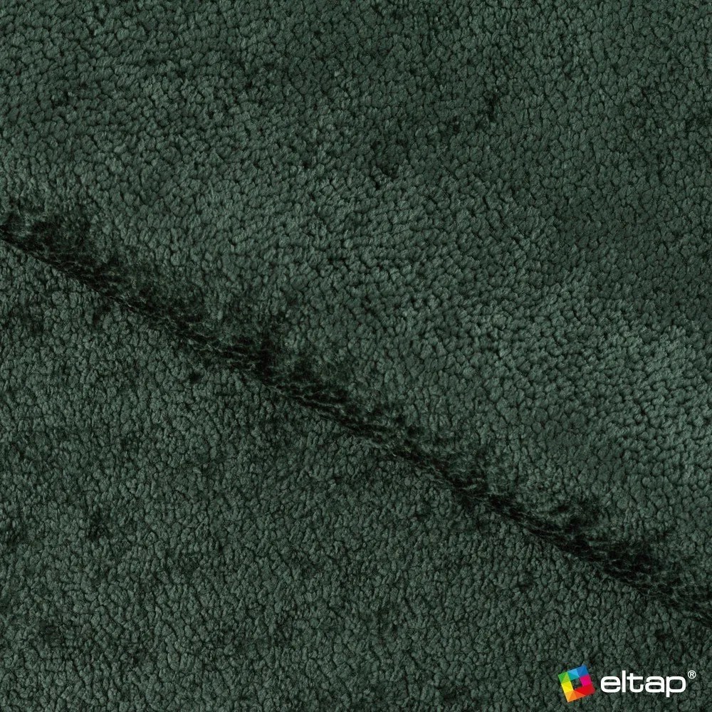 Ciemnozielone tapicerowane łóżko dwuosobowe ze schowkiem ze stelażem 160x200 cm Dizzle – ELTAP