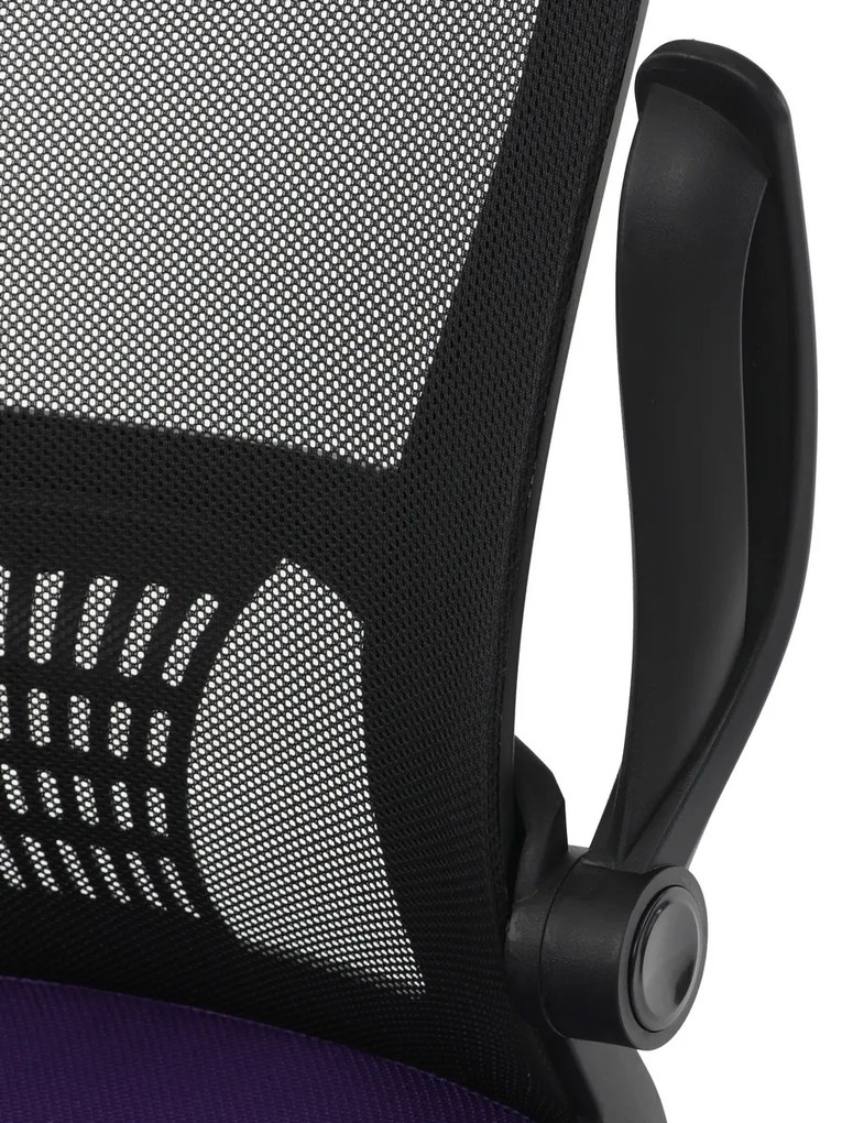 Autronic KA-K2006 PUR Krzesło biurowe, fioletowe