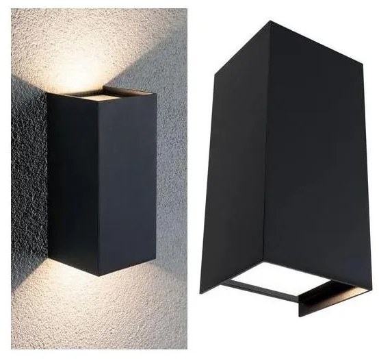 Paulmann 94325 - 2xLED 6,5W IP44 lampa ścienna zewnętrzna FLAME 230V