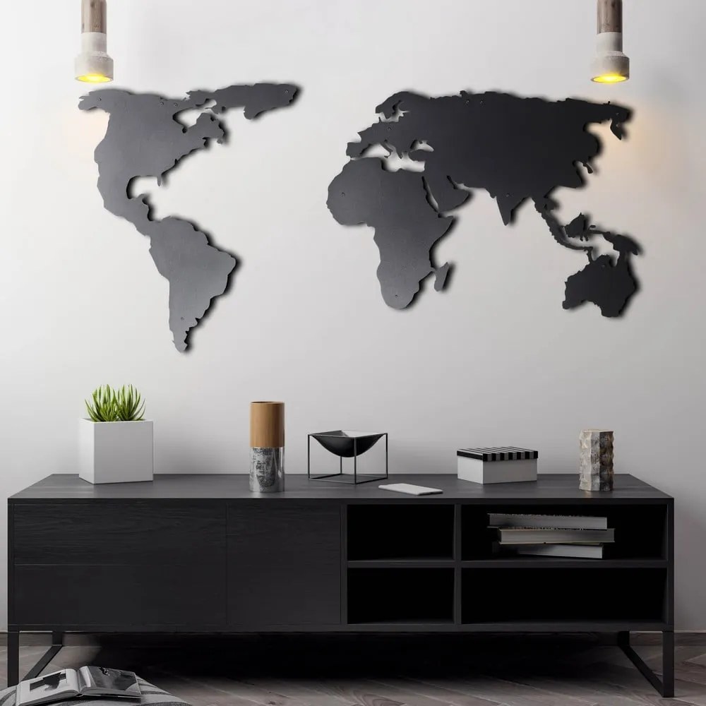 Mapa ścienna 120x60 cm Silhouette – Bystag