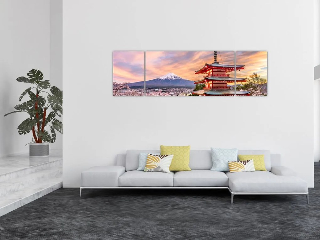 Obraz - Fudżi, Japonia (170x50 cm)