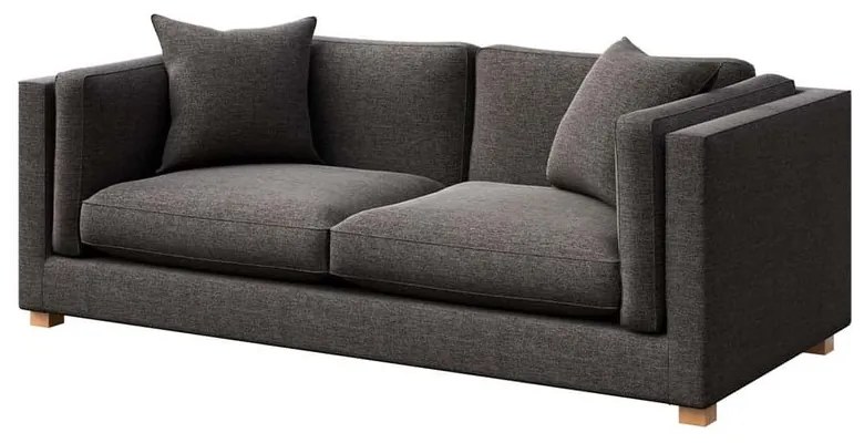 Antracytowa sofa 235 cm Pomo – Ame Yens