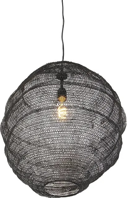 Orientalna lampa wisząca czarna - Nidum Gran