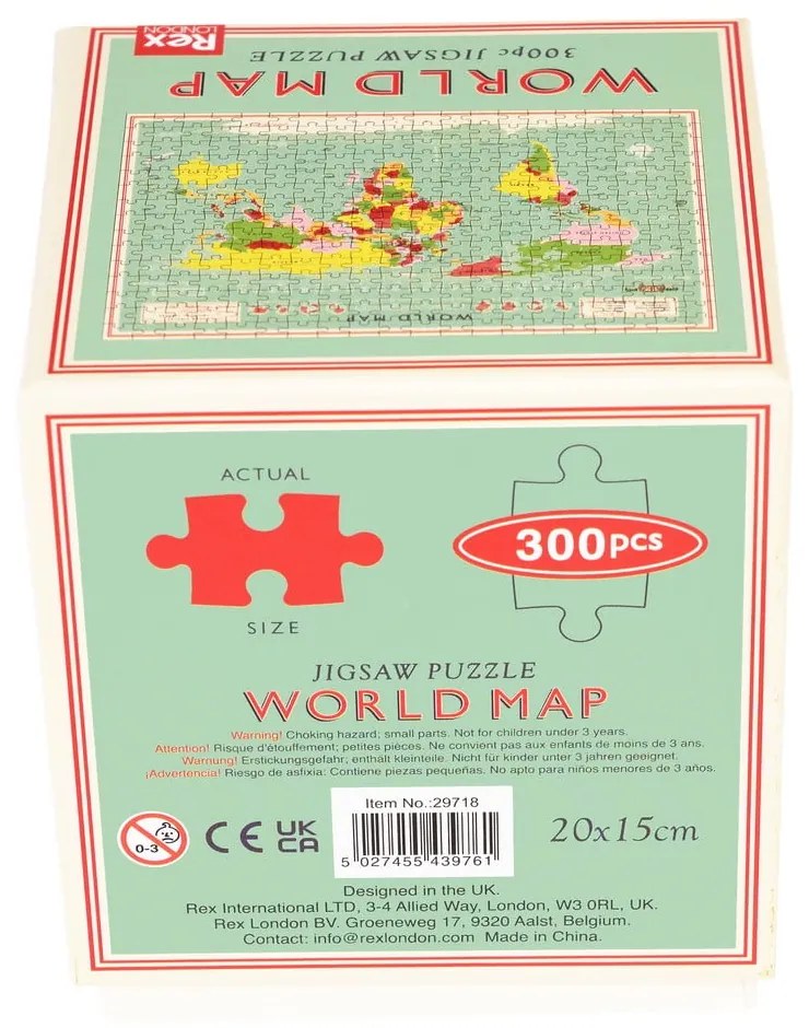 Puzzle dla dzieci Rex London World Map