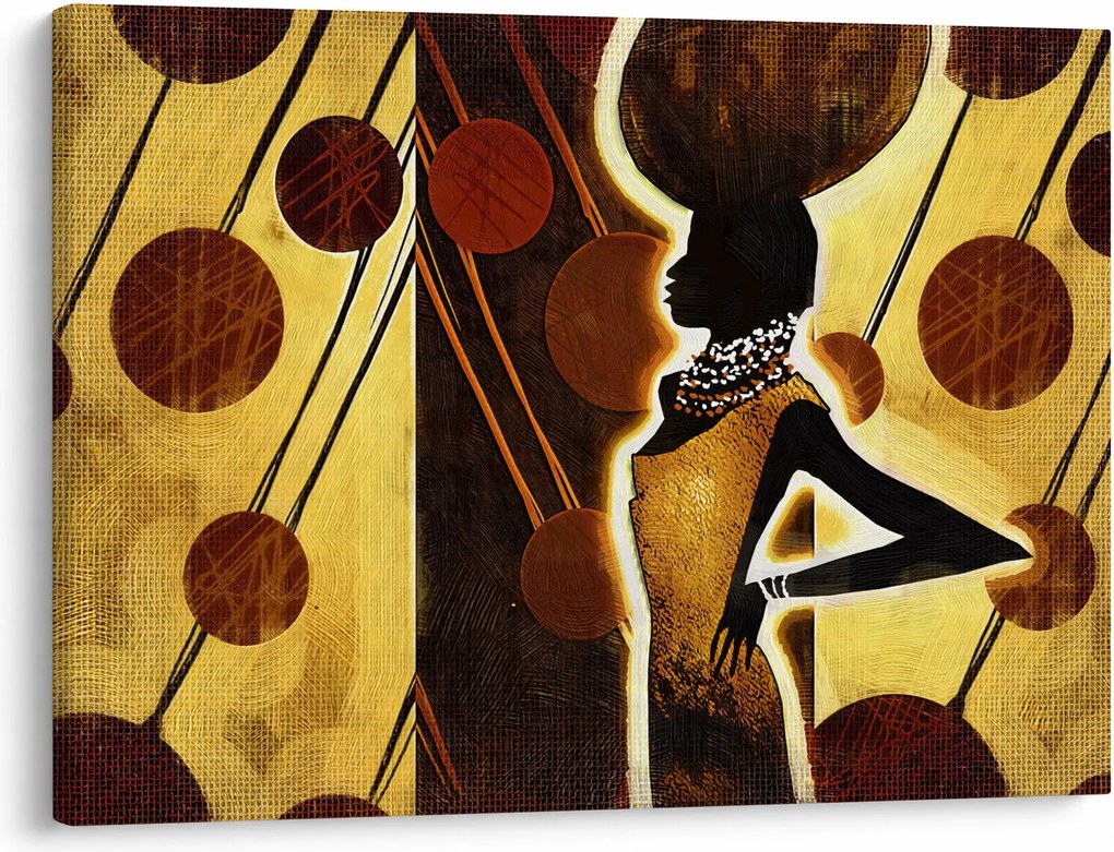 Obraz artystycznego malarstwa starożytnego (70x50 cm)