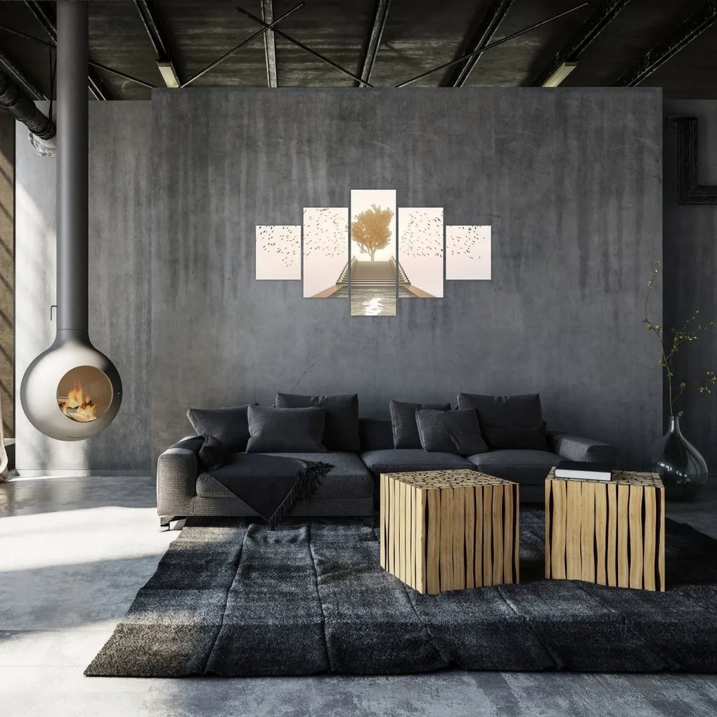 Obraz - Most do nieznanego (125x70 cm)