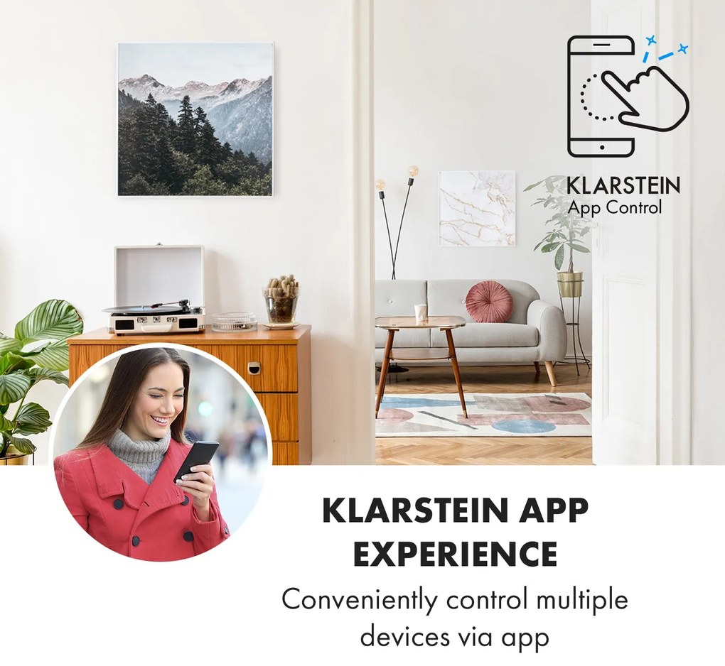Klarstein Wonderwall Air Art Smart Panel grzewczy na podczerwień