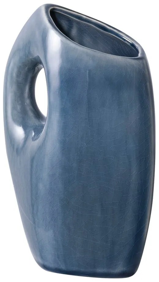 Ciemnoniebieski ceramiczny wazon (wysokość 18 cm) – House Nordic