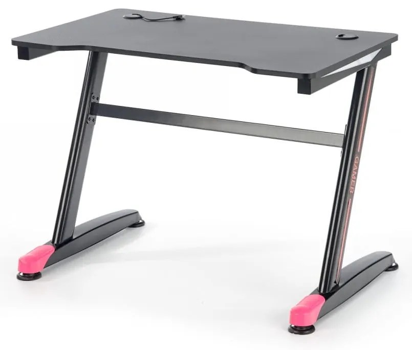 B40 biurko gamingowe czarny / czerwony