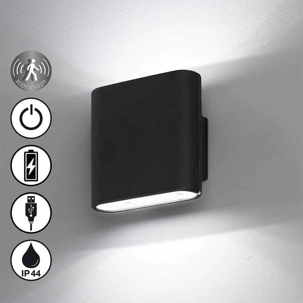 Czarny kinkiet LED Magnetics – Fischer & Honsel