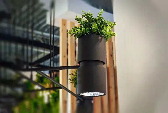 Czarny kinkiet kwietnik - EX605 E8-H85