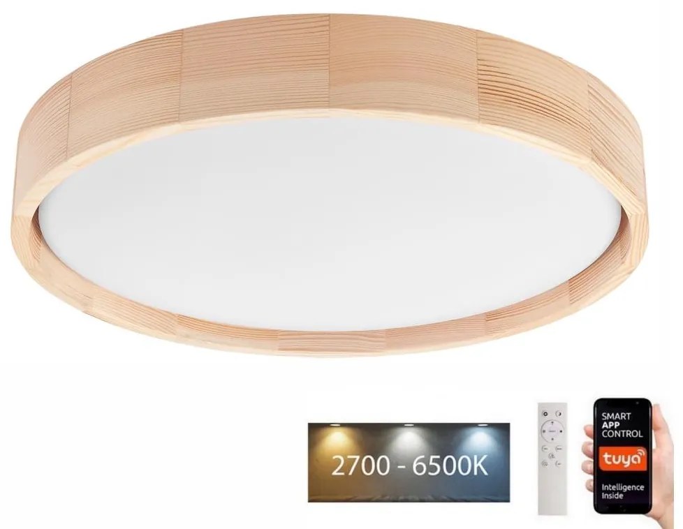 Brilagi - LED Plafon MANAROLA SMART LED/24W/230V + pilot Tuya