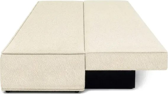 Sofa z Funkcją Spania MAVIA Kremowa Boucle Japandi