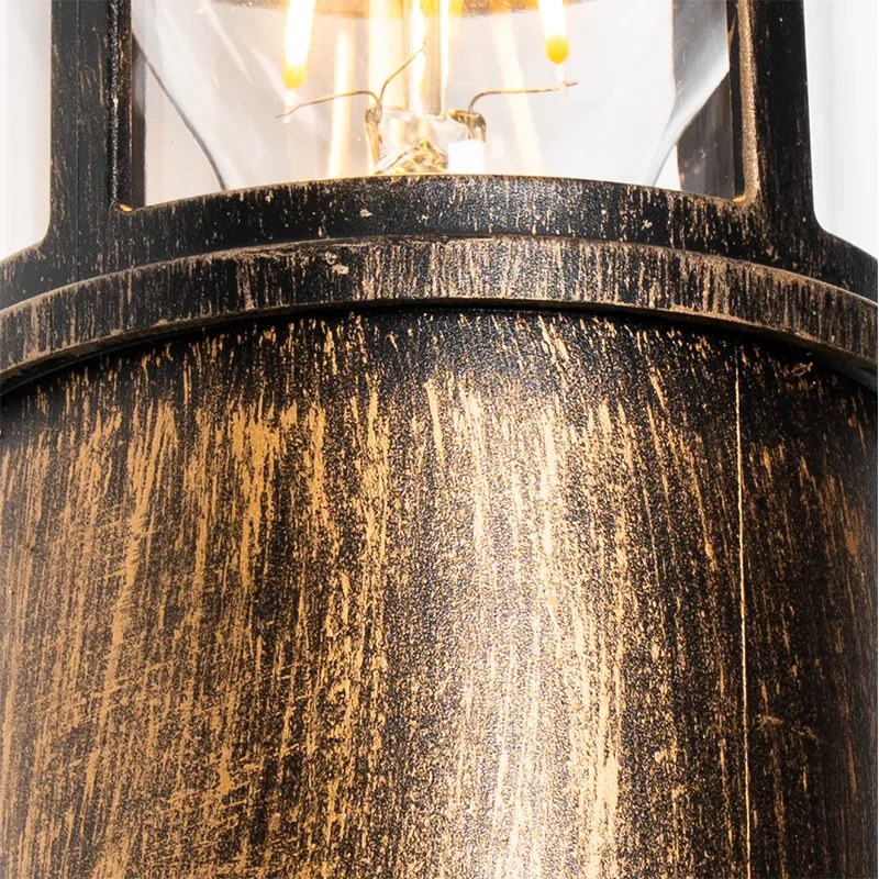 Zewnetrzna Vintage Lampa ścienna zewnętrzna antyczne złoto IP54 - Kiki Nowoczesny Oswietlenie zewnetrzne