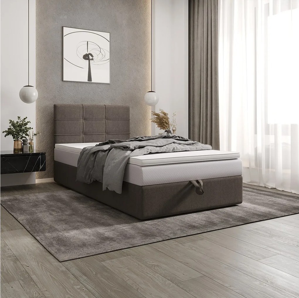 Łóżko kontynentalne DUO 2 100x200 Cosmic 03